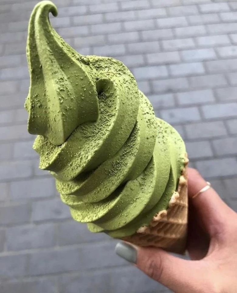 Kem tươi hương vị matcha